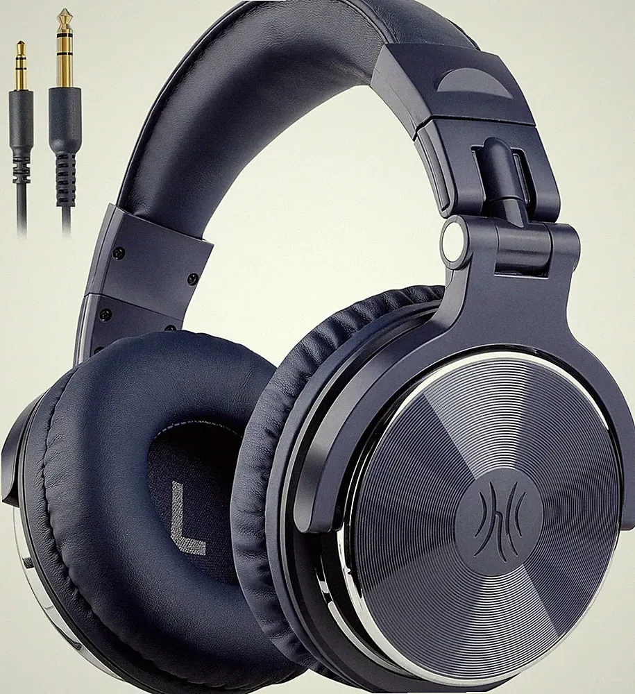Over Ear Kopfhörer Kabel 50mm Treiber Bass Klang DJ Podcast Monitor Komfort
