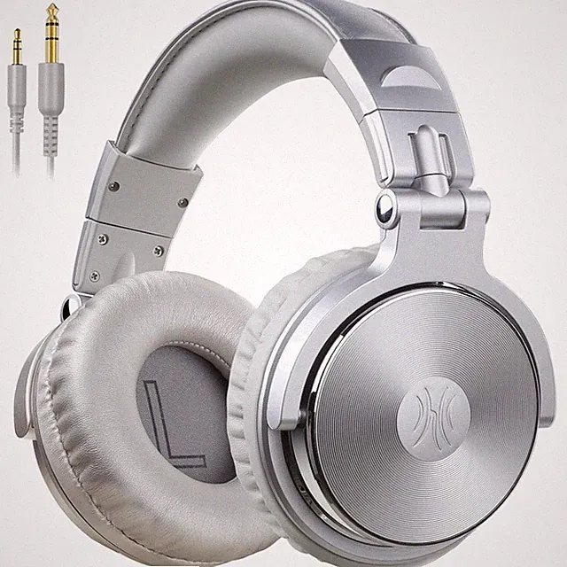 Over Ear Kopfhörer Kabel Bassklang 50mm Treiber 6,35mm 3,5mm Klinke Adapter