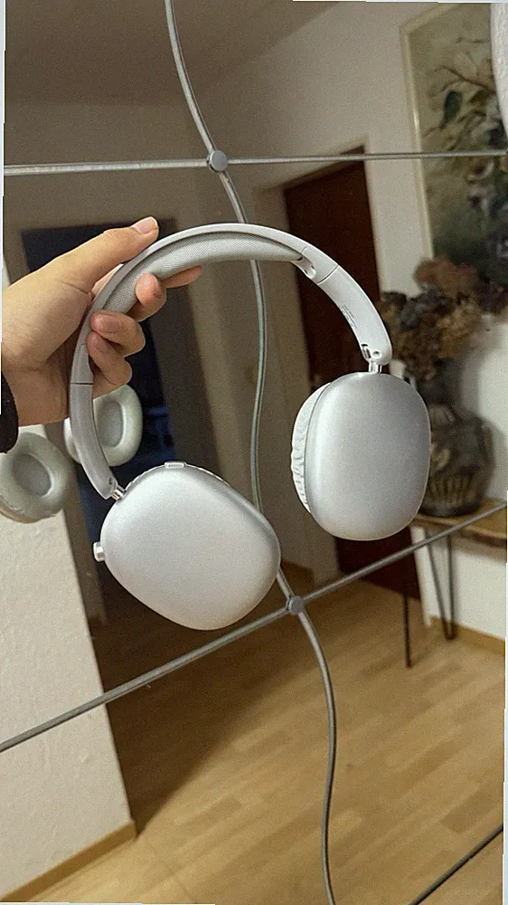 Over-Ear Kopfhörer Kopfbügel Bluetooth silber/weiß