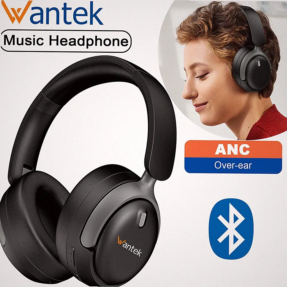 Over-Ear-Kopfhörer mit Faltbar aktiver Geräuschunterdrückung Bluetooth Headphone