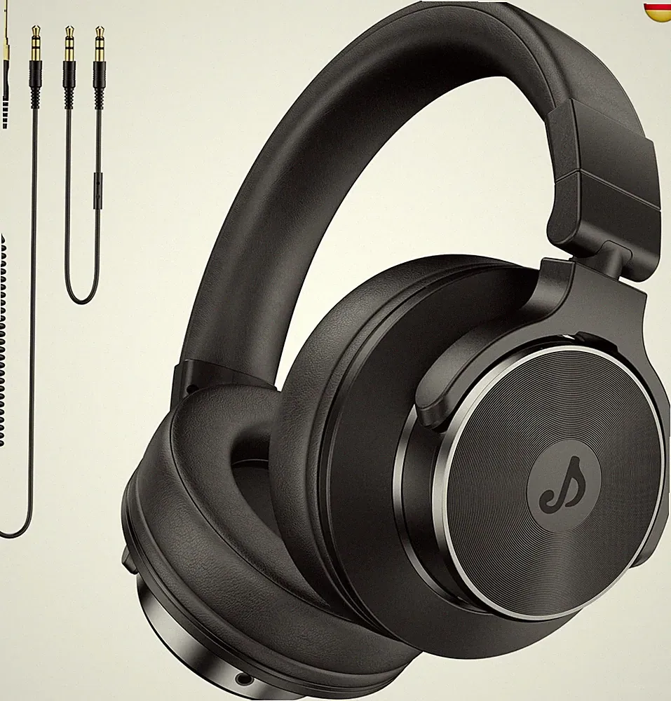 Over Ear Kopfhörer mit Kabel, 50mm Treiber DJ Kopfhörer Professionell Studio Kop
