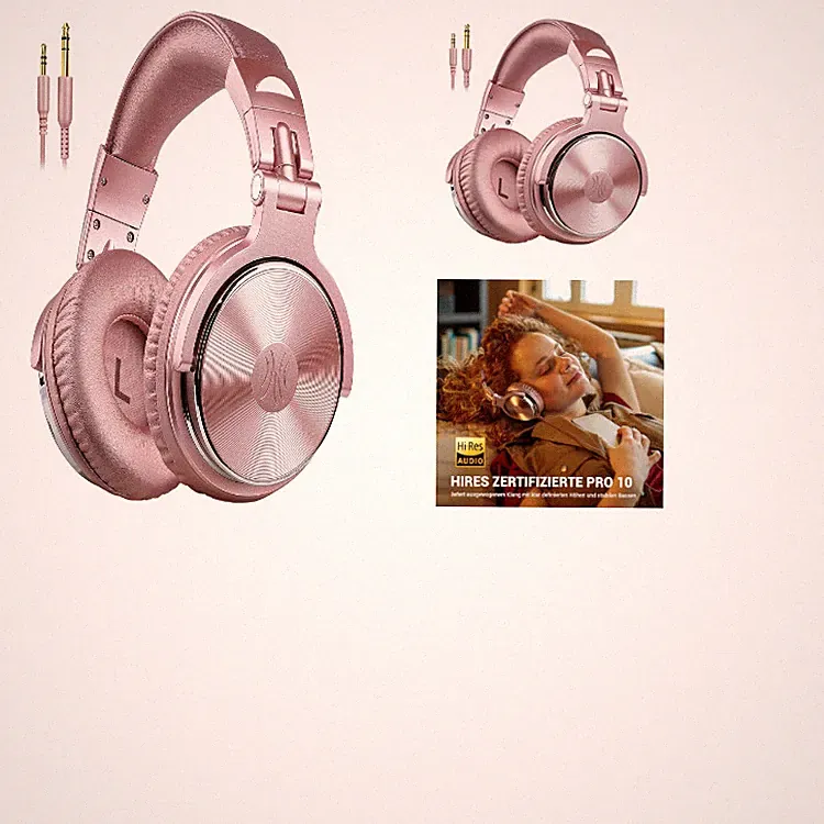 Over Ear Kopfhörer Mit Kabel Geschlossene Studiokopfhörer Mit Share Port Mikro