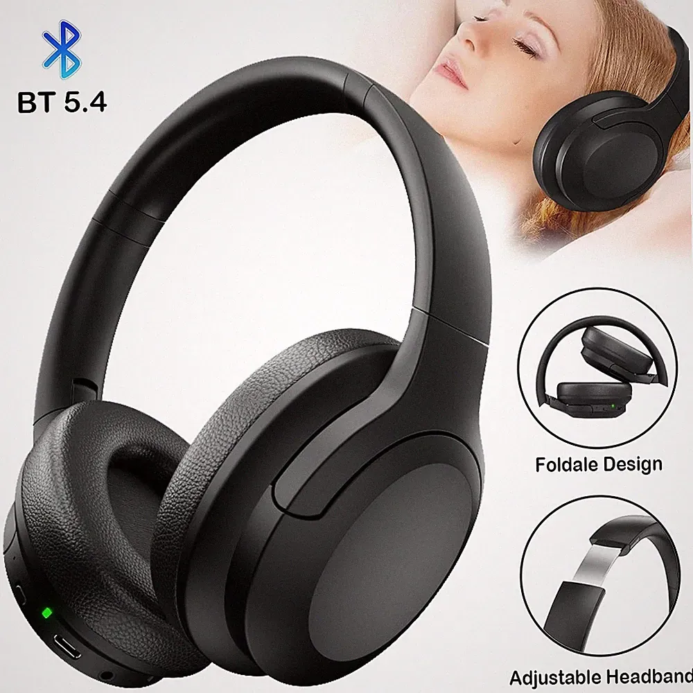 Over Ear Kopfhörer mit Kabel Headset mit aktiver Geräuschunterdrückung Headphone