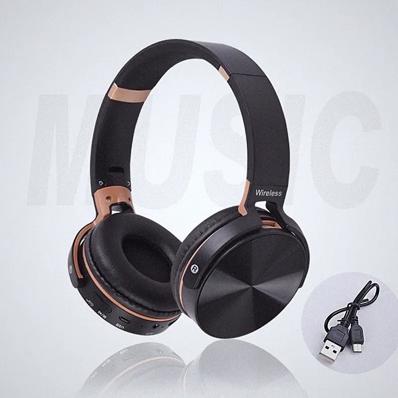 Over-Ear-Kopfhörer Stereo Kabellos Kopfhörer TF, AUX für Fernseher PC Laptop