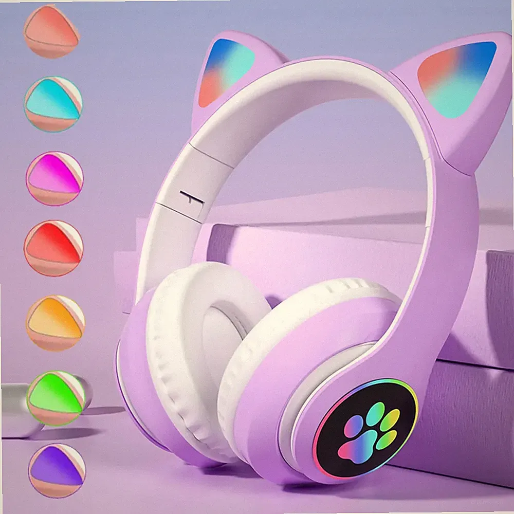 Over-Ear-Stereo-Kopfhörer Bluetooth Shell Headset Computer Handy Kabelgebunden