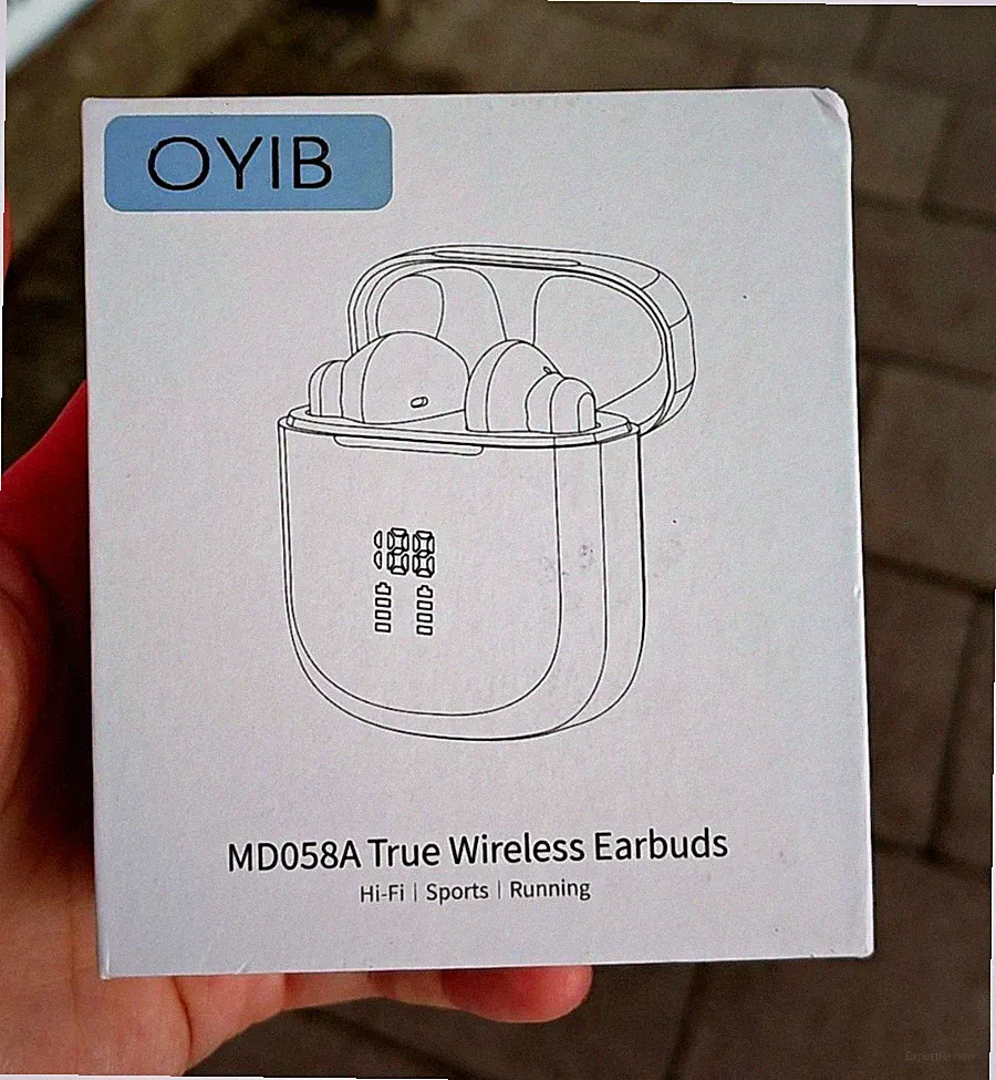 OYIB MD058A True Wireless In-Ear Kopfhörer kabellos Bluetooth Sport, Schwarz