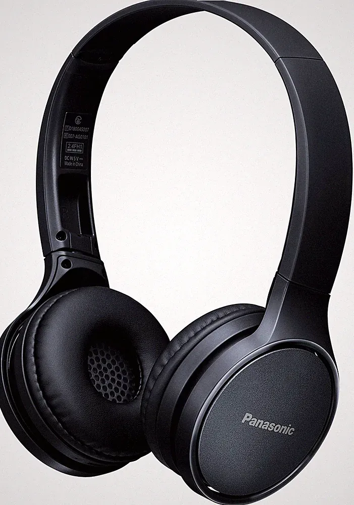 Panasonic geschlossener Kopfhörer kabellos Bluetooth schwarz RP-HF410B-K USB...