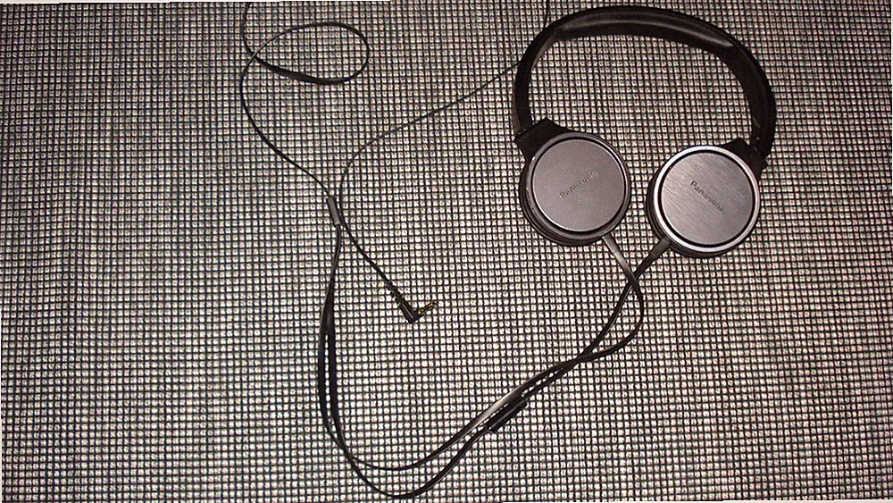 Panasonic, Kopfhörer, Headphones, On Ear, mit Kabel, Faltbar, selten benutzt
