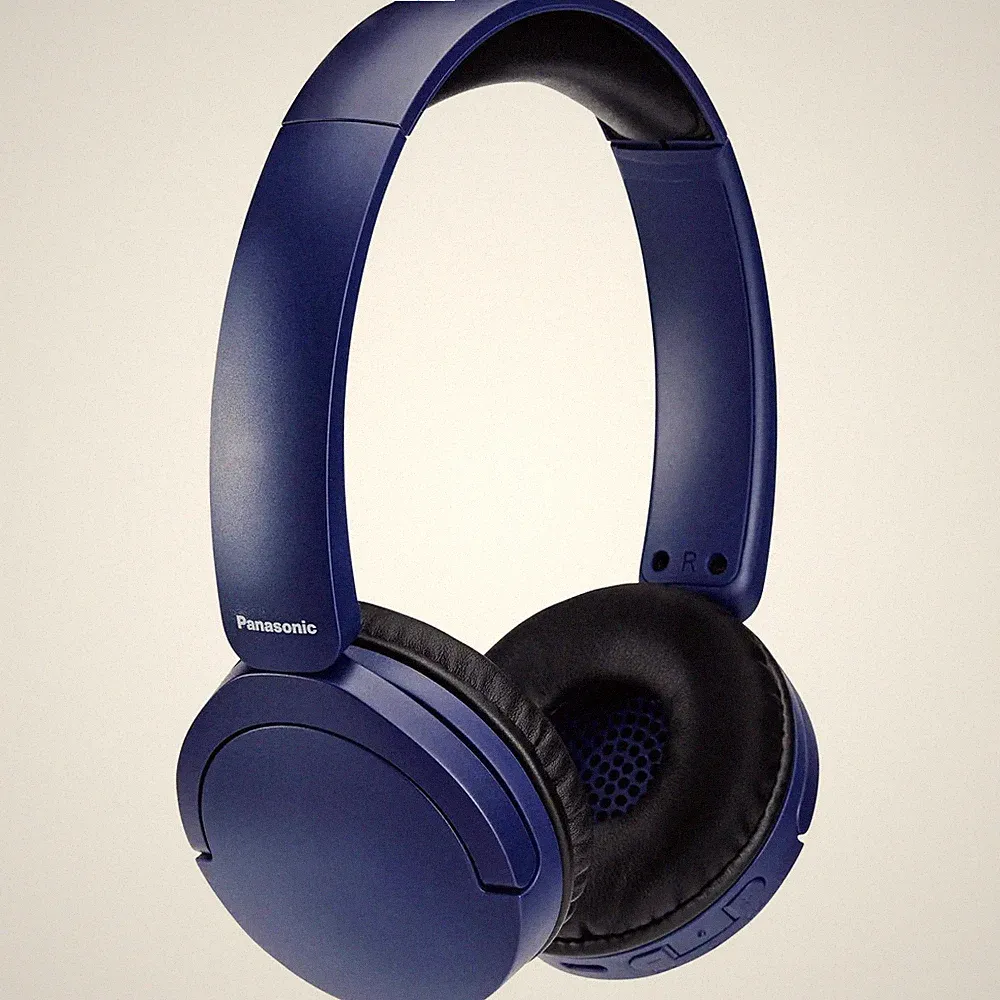 Panasonic Kopfhörer Headset RB-HF630BE-A Bluetooth Blau Wireless Audio