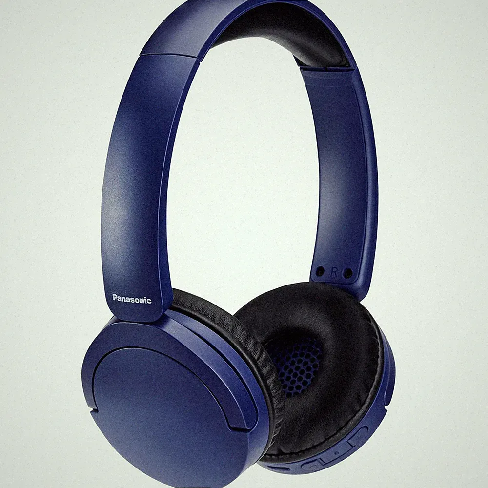 Panasonic Kopfhörer Headset RB-HF630BE-A Bluetooth Blau Wireless - Sehr Gut