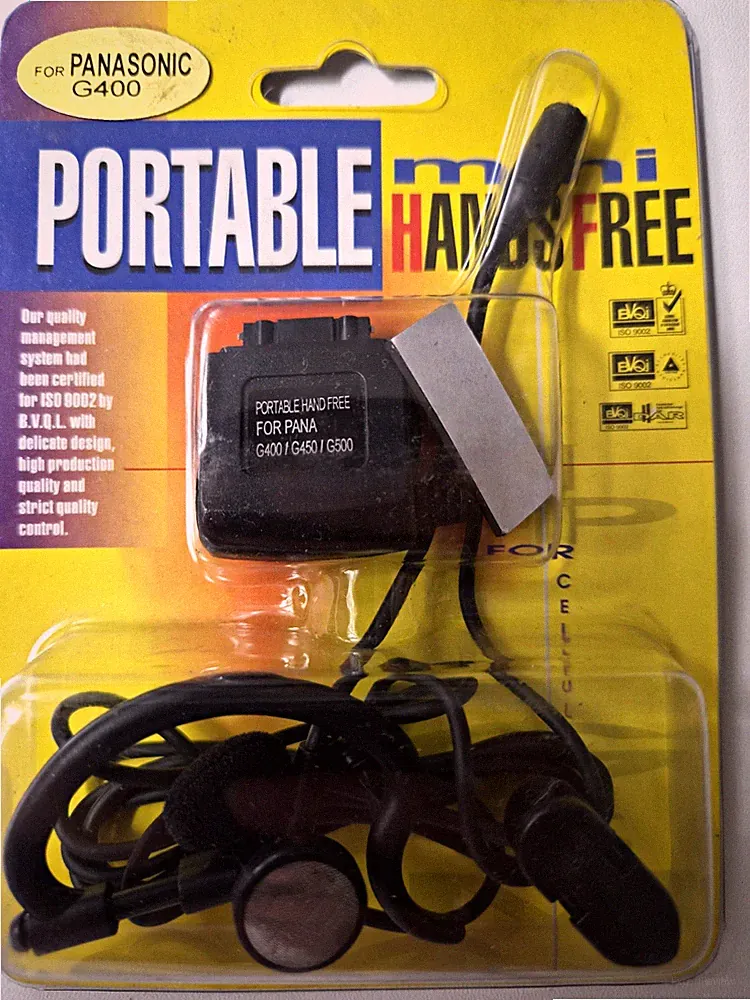 Panasonic Portable Handsfree In-Ear-Kopfhörer mit Kabel 2,5 mm schwarz
