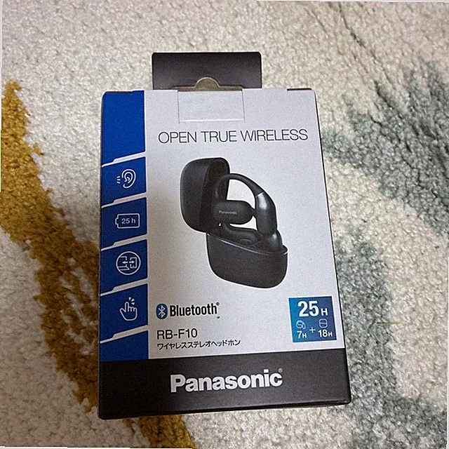 Panasonic RB-F10 Open-Ear True Wireless Earbuds Schwarz Bluetooth