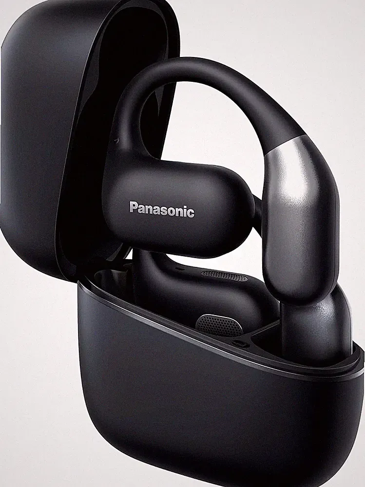 Panasonic RB-F10DE-K Open-Ear kabellose Kopfhörer I Bluetooth 5.4 Ohrhörer I OVP
