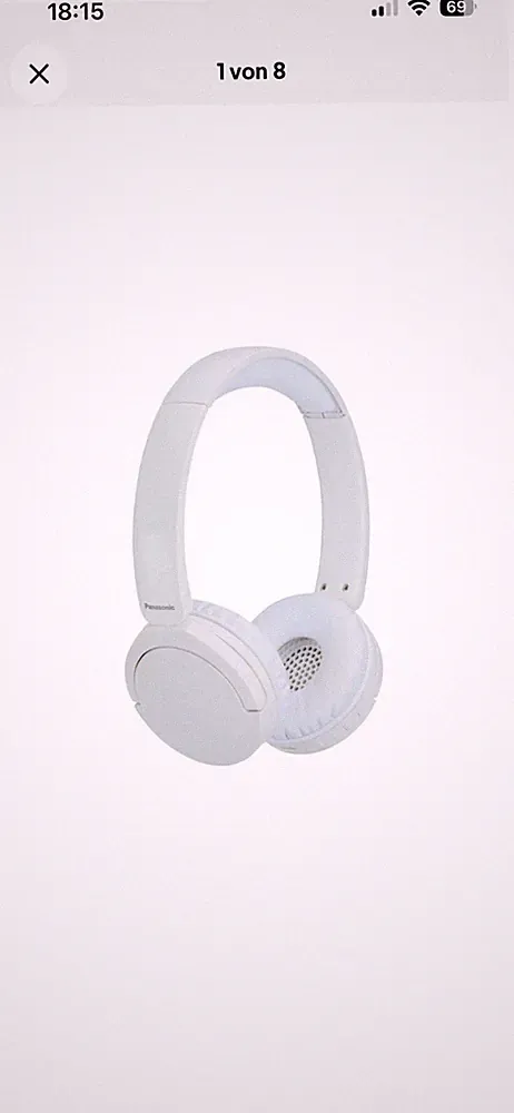 Panasonic RB-HF630B weiß On-Ear Kopfhörer