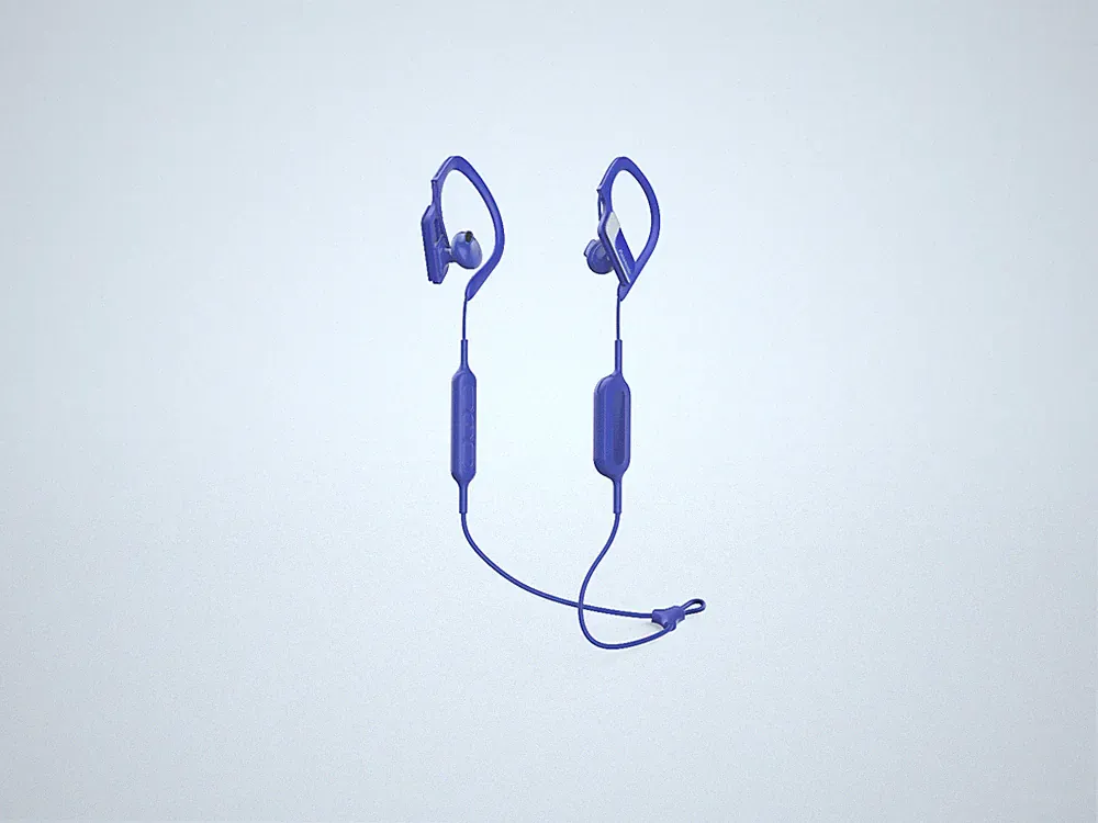 Panasonic RP-BTS10 - Digitale drahtlose Stereo-Kopfhörer blau - RP BTS 10 E A