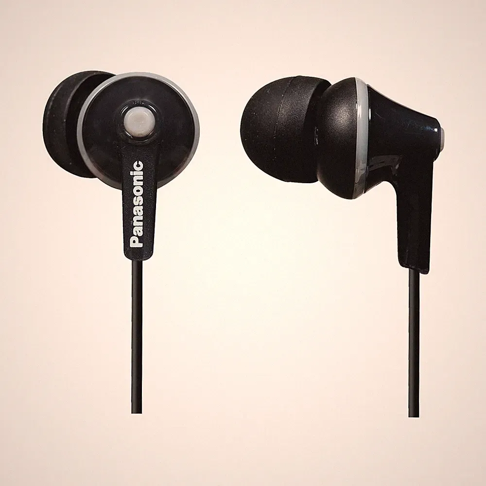 Panasonic RP-HJE 125 E-K Schwarz InEar Kopfhörer InOhr HiFi Stereo 3,5mm Klinke