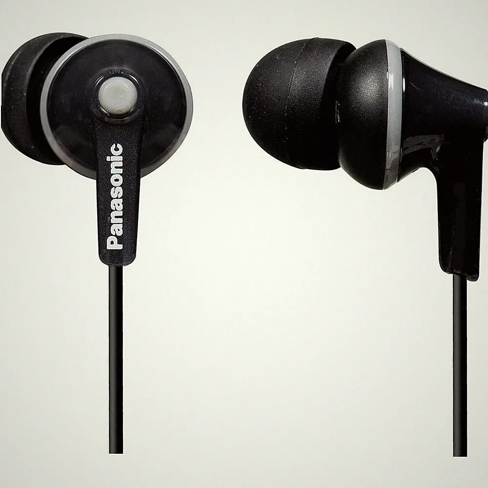 Panasonic RP-HJE125E In Ear Kopfhörer kabelgebunden Schwarz