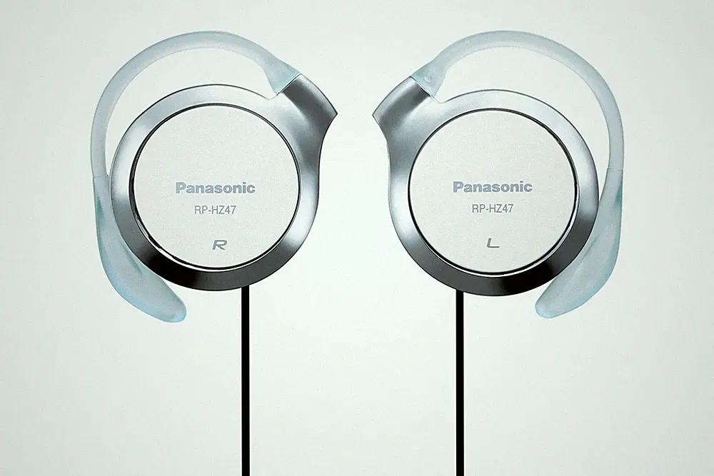 Panasonic RP-HZ47-W Clip Kopfhörer Ohrbügel On-Ear weiß Stereo aus Japan