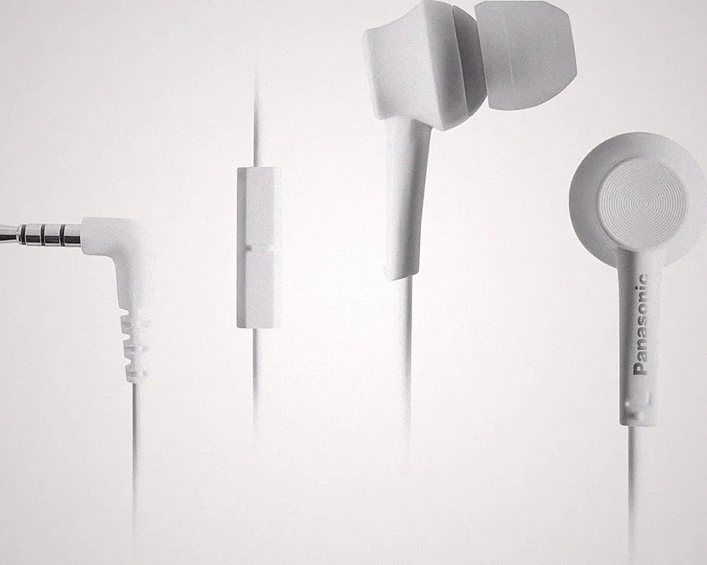Panasonic RP-TCM115E-W In-Ear Kopfhörer - Headset, Mobiletelefonie, wechselbare