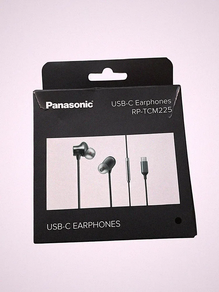 Panasonic RP-TCM225DEW, USB-C-Ohrhörer, In-Ear-Ohrhörer, kabelgebundene Kopfhöre