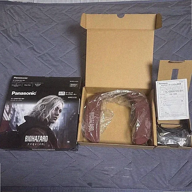 Panasonic SC-GNW10S-BH BIOHAZARD Requiem Gaming Nackenlautsprecher PSL mit BO...