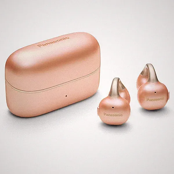 Panasonic True Wireless Kopfhörer Open-Cuff Bluetooth Sakura Pearl RB-C10-P
