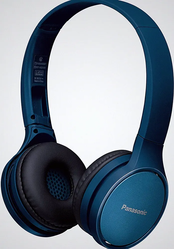 Panasonic versiegelter Typ Kopfhörer kabellos Bluetooth blau RP-HF410B-A USB-...