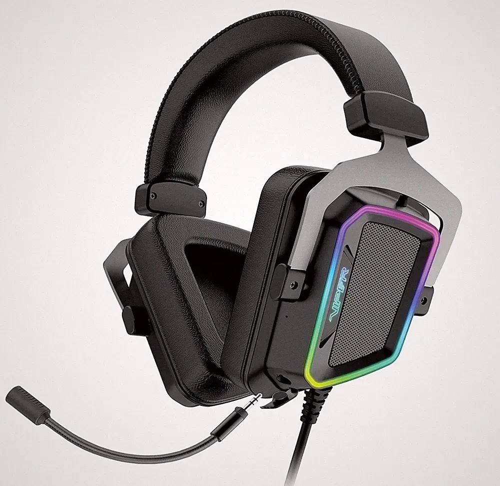 Patriot Viper V380 Gaming Headset, 7.1 Surround Sound Kopfhörer für PC NEU!!!