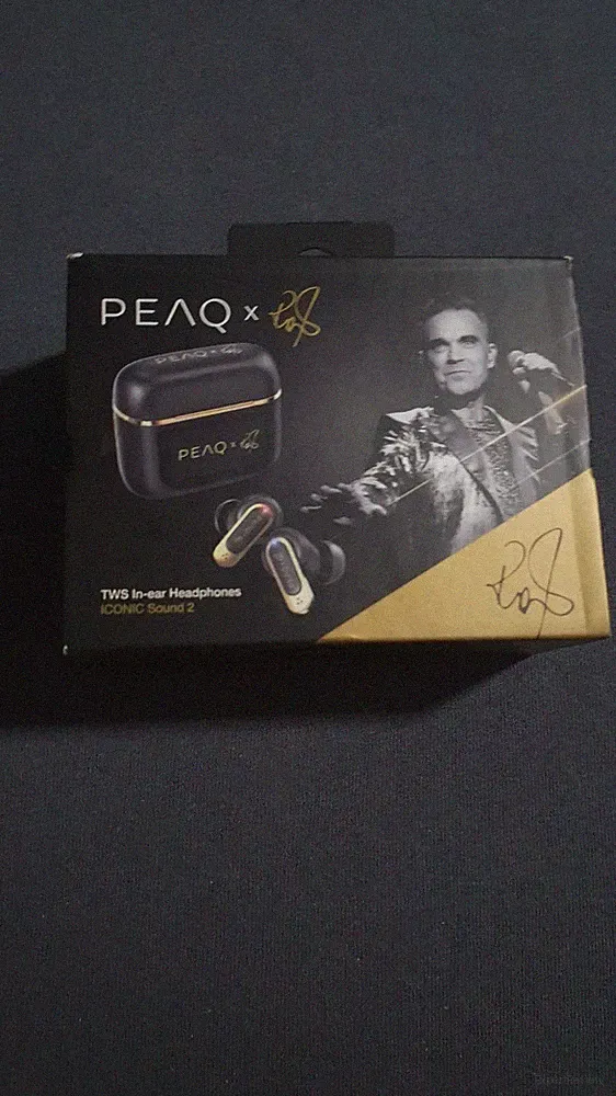 PEAQ ICONIC Sound 2 PTW-5000-RW TWS In-ear Kopfhörer Bluetooth Schwarz OVP NEU