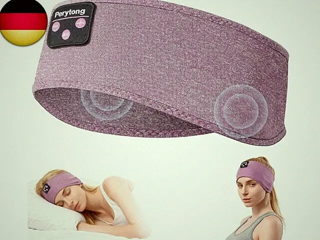 Perytong Schlafkopfhörer, Bluetooth, Sleep-Kopfhörer, weich und bequem, B