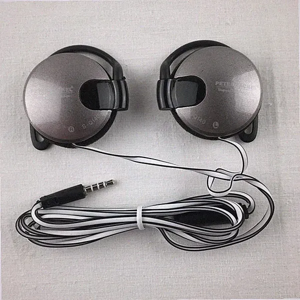 PETER JÄCKEL Stereo Headset 3,5 mm SOUND PRO Kopfhörer Musik hören HiFi grau R02