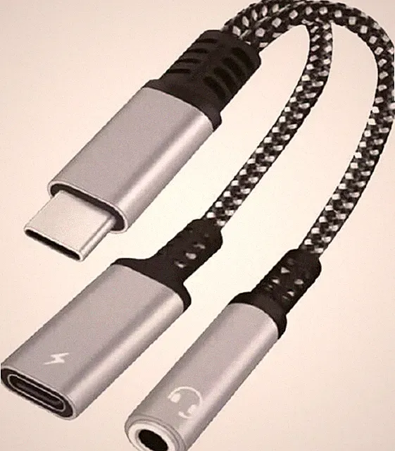 PETER JÄCKEL Typ-C/ Typ-C/ 3.5mm Klinke Audio Adapter #12585539