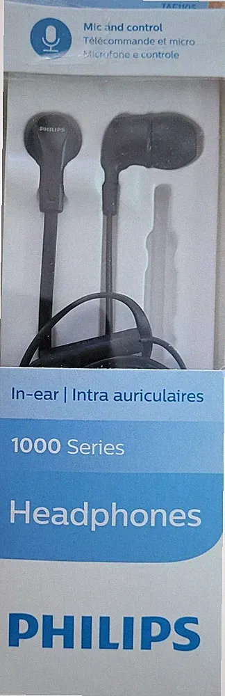 Philips 1000 Series In-Ear-Kopfhörer Schwarz 3,5 mm mit Mikrofon Anruf