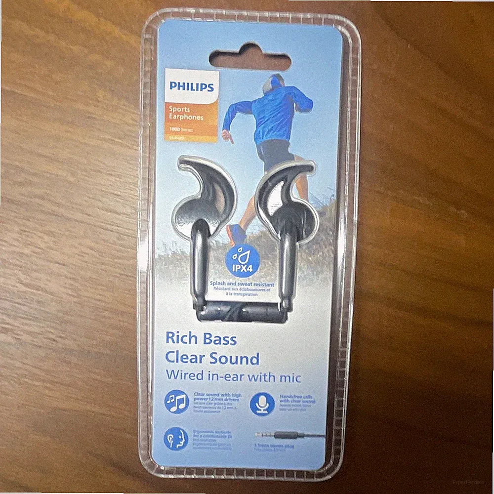 Philips 1000 Series Sport In-Ear-Kopfhörer IPX4 mit Mikrofon 3,5 mm Schwarz