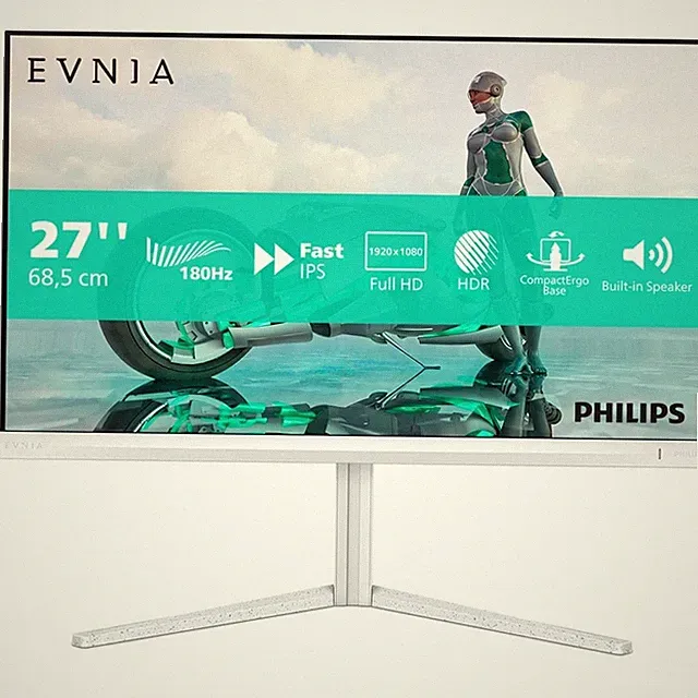 Philips 27M2N3201A 27 Zoll Full-HD Gaming Monitor weiß LCD