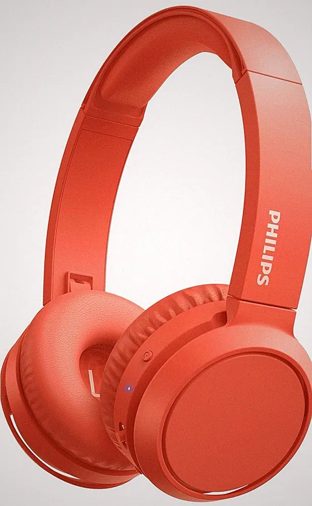 PHILIPS Audio TAH4205RD/00 On Ear Kopfhörer mit Bass Boost Taste