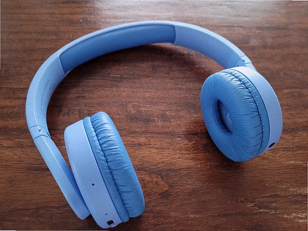 Philips Bluetooth Kinder Kopfhörer Blau Kabellos LEDs Kindersicherung App