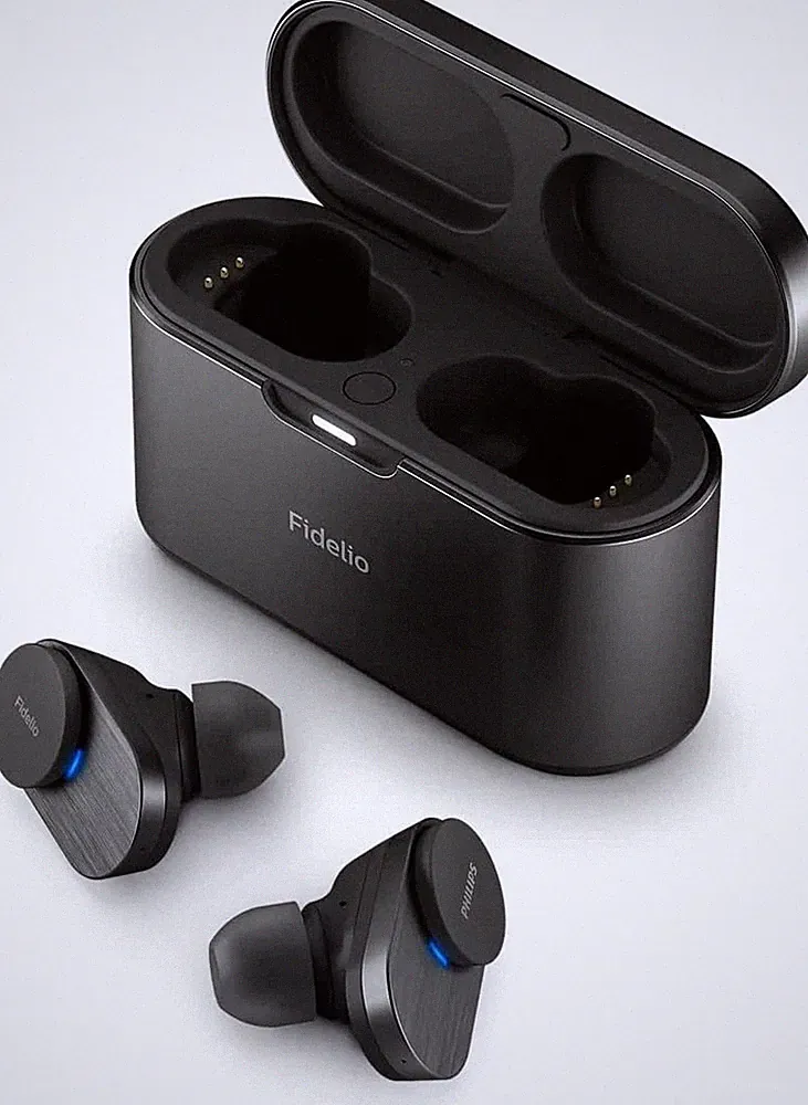 Philips Fidelio T1 Earbud Noise Cancelling Kopfhörer Bluetooth Wireless Schwarz