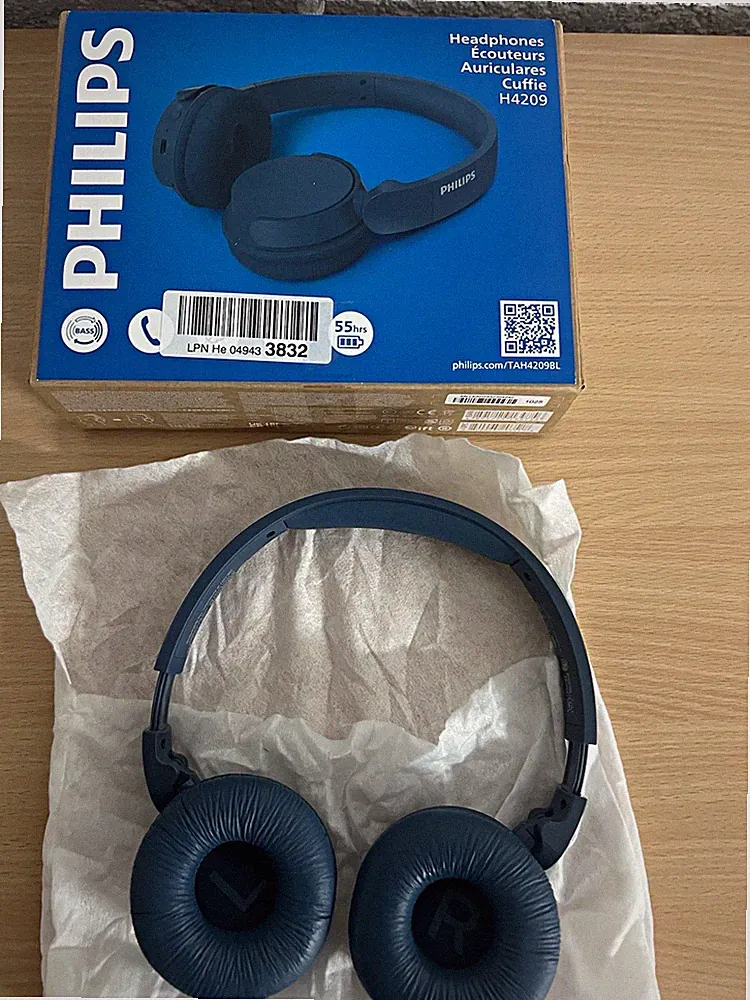 Philips H4209 Bluetooth On-Ear Kopfhörer kabellos Blau TAH4209BL