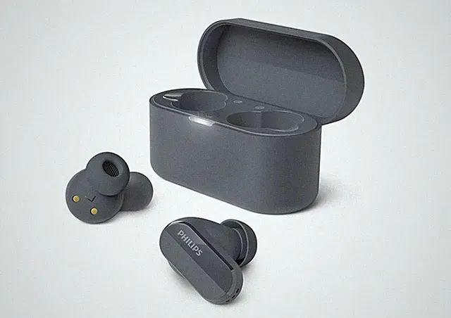 Philips Headphone TAT3508BK - True Wireless In Ear Kopfhoerer Bluetooth 5.3 ANC