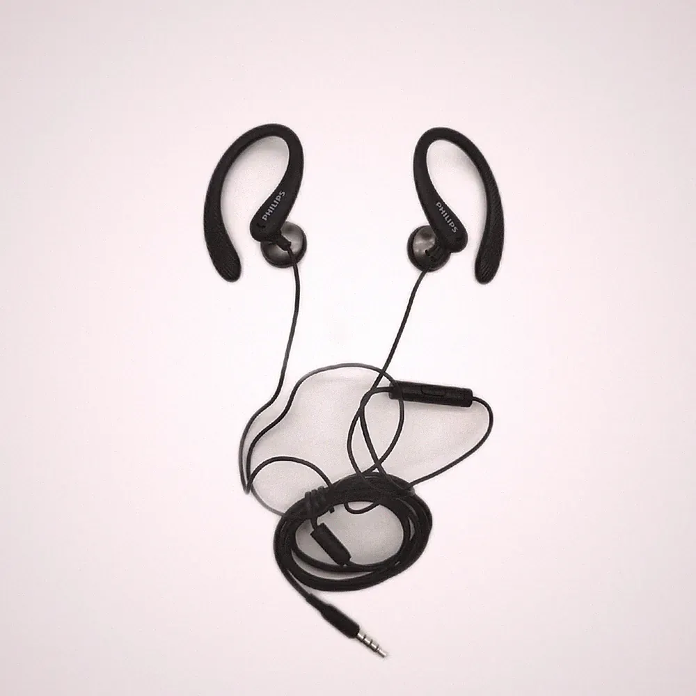 Philips In ear Kopfhörer Audio Zubehör TAA1105BK Schwarz Kabel 12 Meter