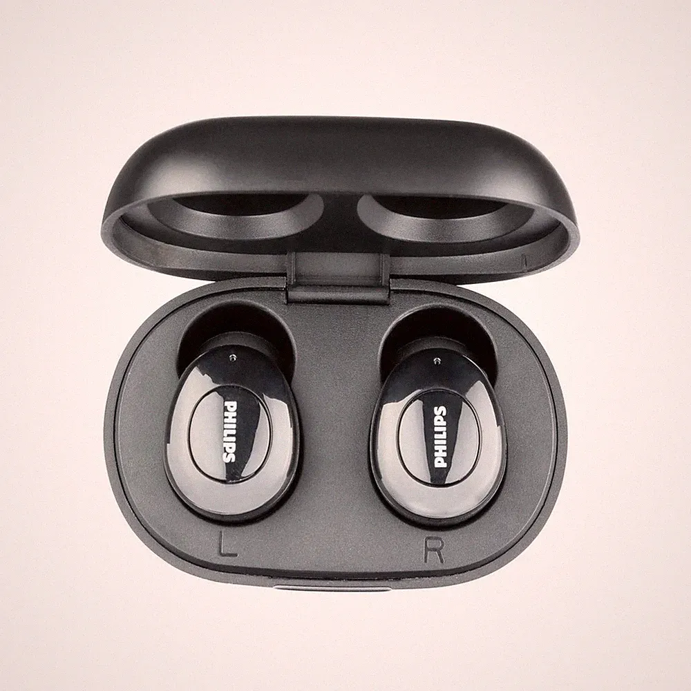 PHILIPS In Ear true wireless Kopfhörer TAT2205BK HiFi Kopfhörer Schweißresistent