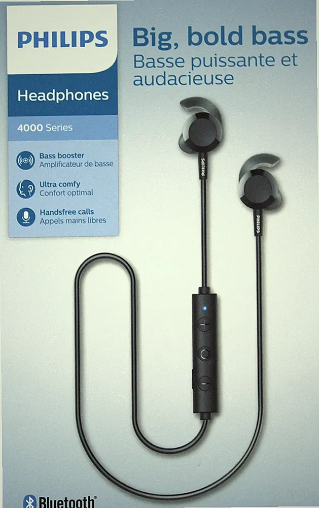 Philips kabellose Kopfhörer In-Ear Bluetooth Schwarz TAE4205BK/00