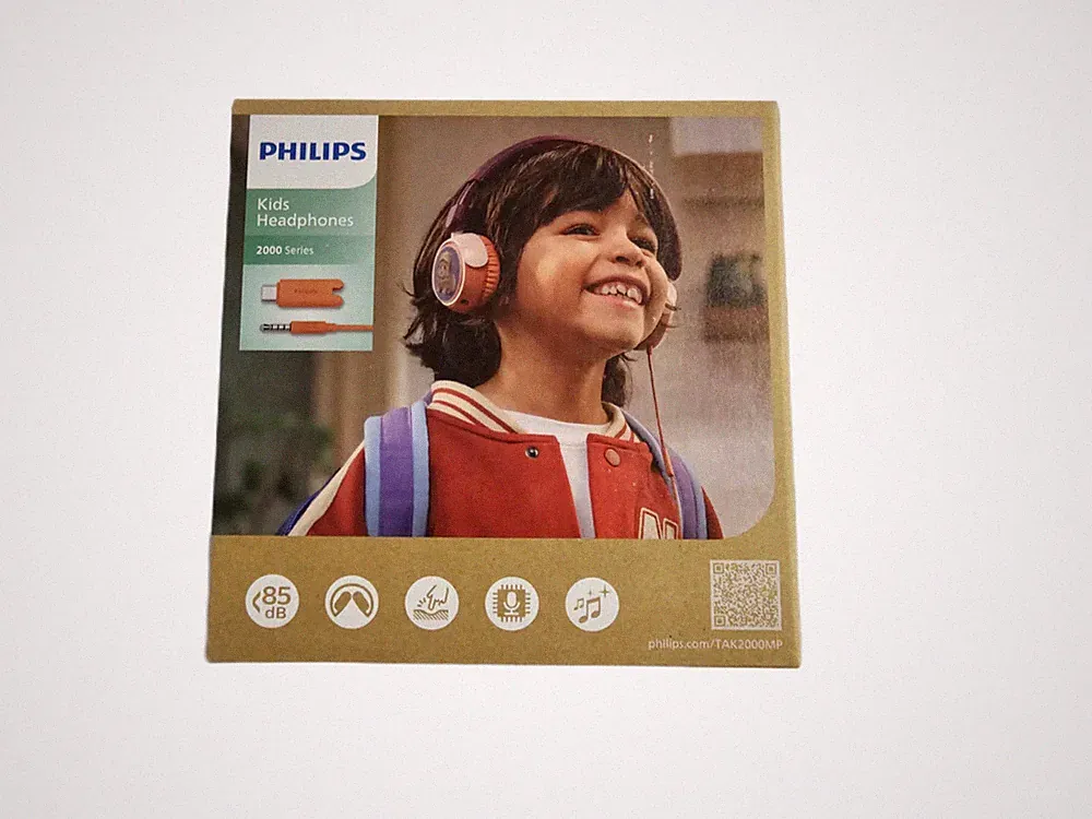 Philips Kinderkopfhörer TAK2000MP On-Ear kabelgebunden 85 dB USB-C Mikro lila