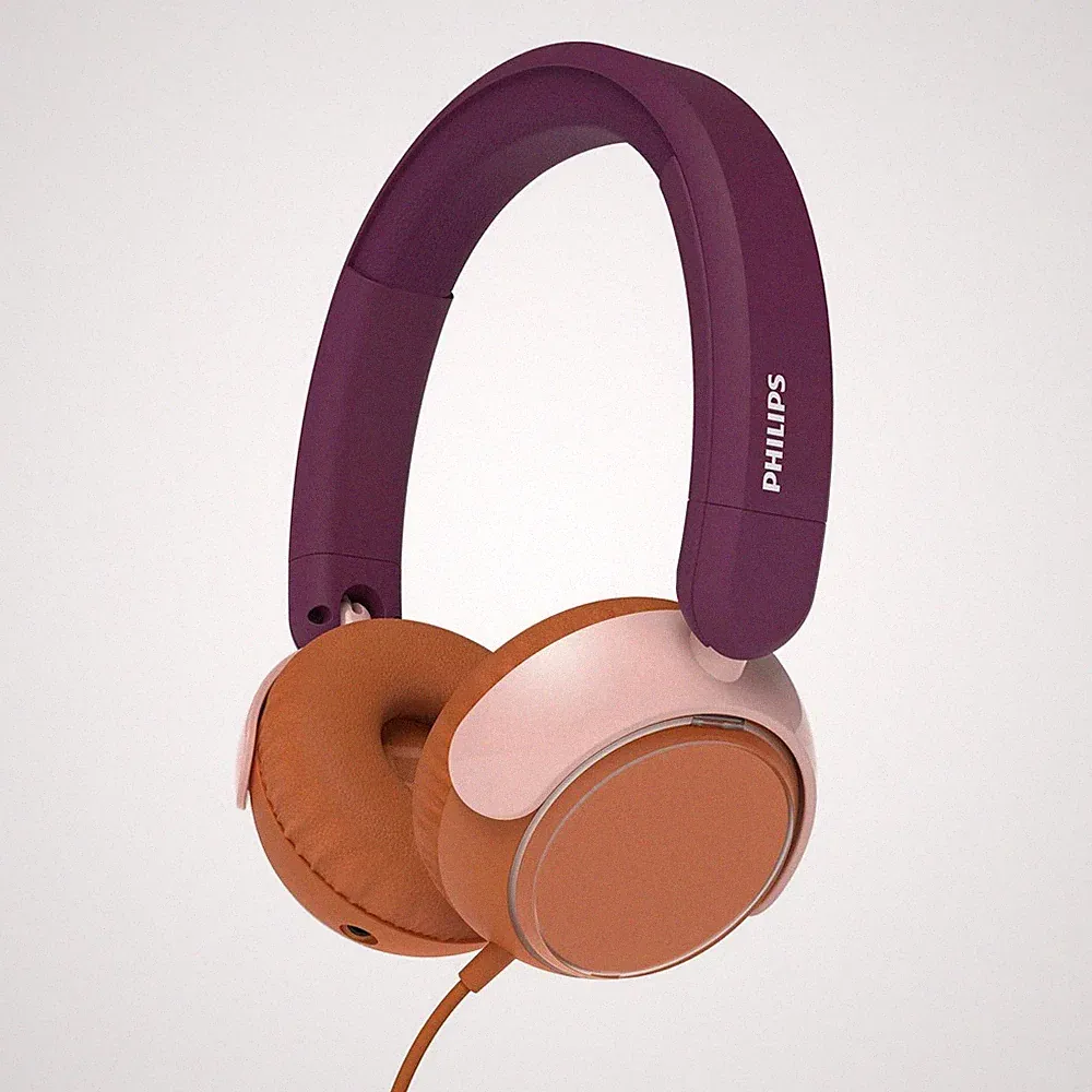 Philips On-Ear-Kopfhörer Serie 2000 Magenta Audio TAK2000MP/00 Kopfhörer