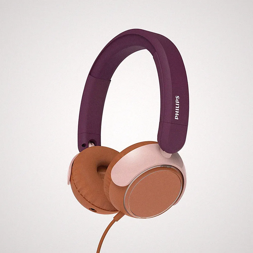 Philips On-Ear Kopfhörer TAK2000MP/00 magenta Violett