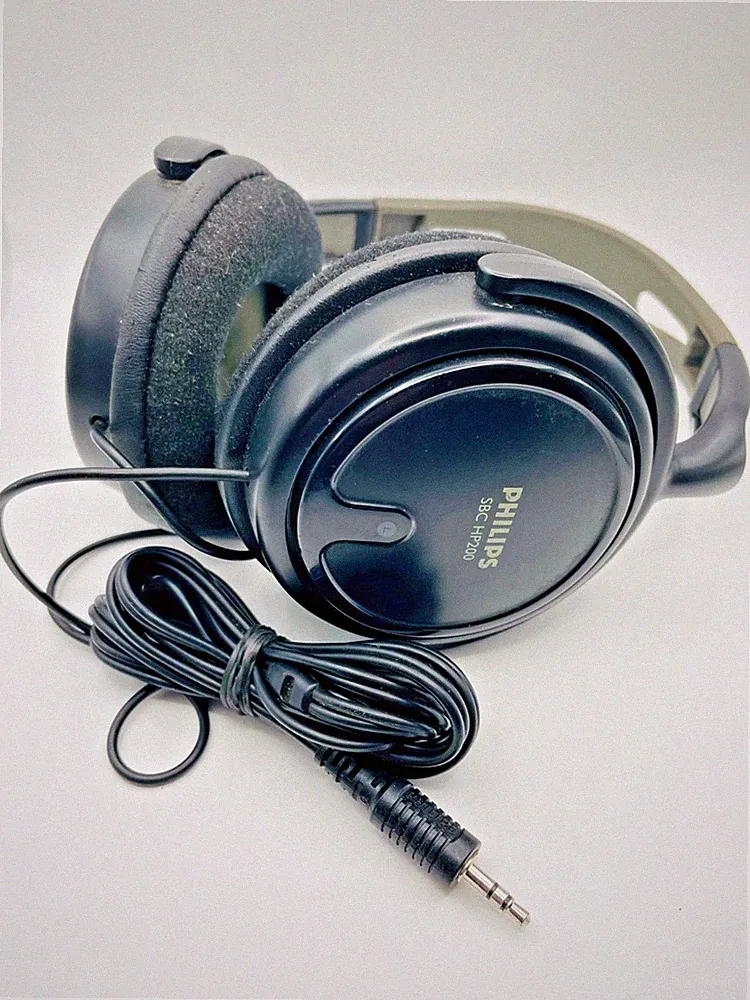 PHILIPS SBC-HP200 🎧 Over-Ear Kopfhörer Abhörkopfhörer Schwarz