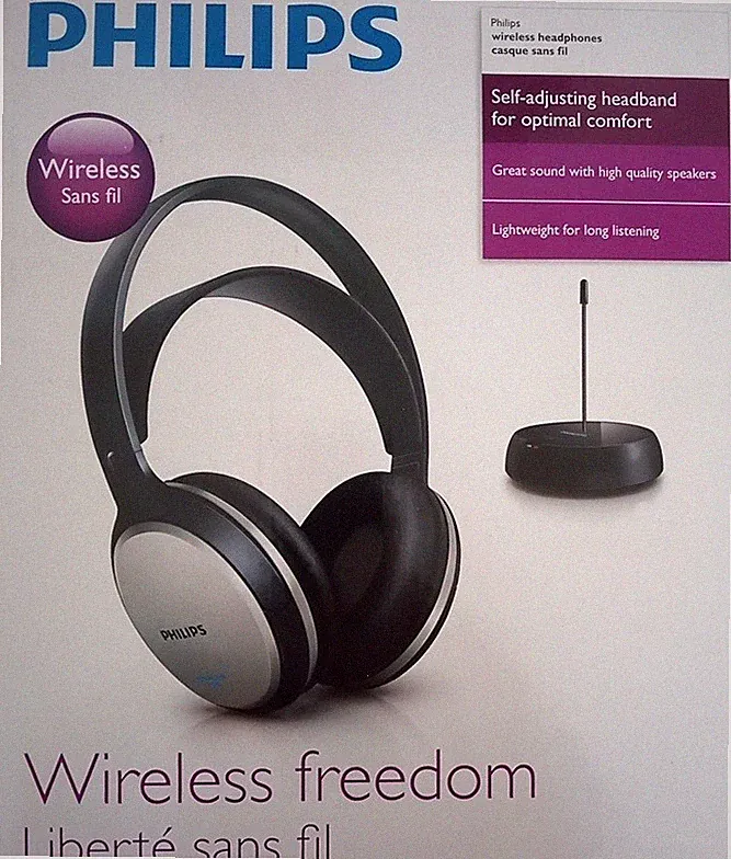 Philips SHC5100 - kabellose HIFI Kopfhörer mit Antennenbasisstation