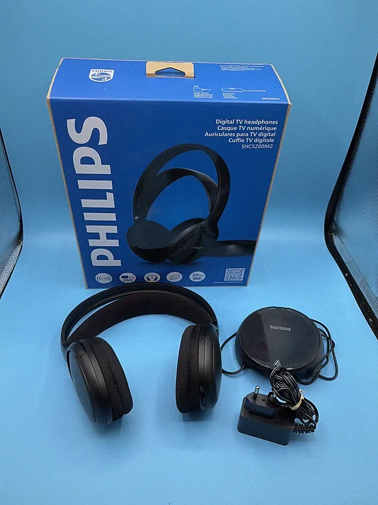 Philips SHC5200M2 kabellose Kopfhörer mit 30 Std. Wiedergabezeit-30 m