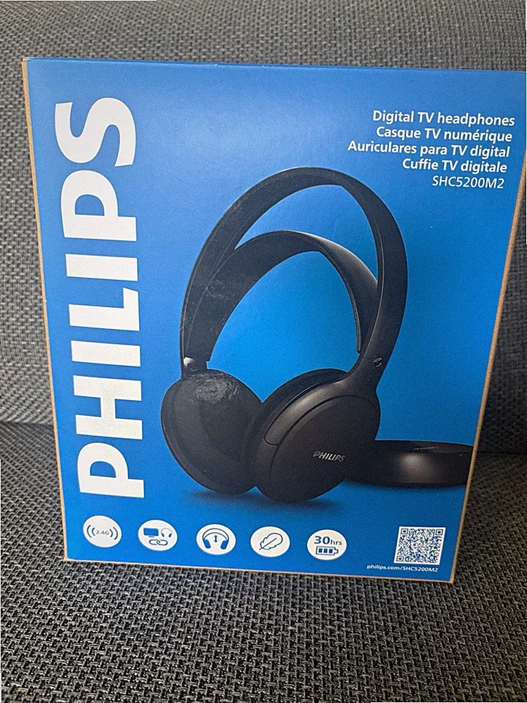 Philips SHC5200M2 TV Kopfhörer kabellos inkl. E-Check